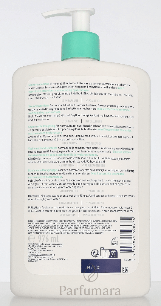 CeraVe Foaming Cleanser w/Pump 976 ml