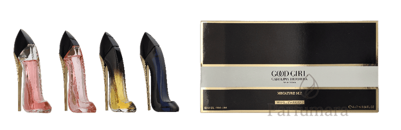 Carolina Herrera Good Girl Geschenkset Eau de Parfum Eau de Parfum 7ml/Very Good Girl Eau de Parfum 7ml/Good Girl Blush Eau de Parfum 7ml/Jasmine Absolute Eau de Parfum 7ml 28 ml