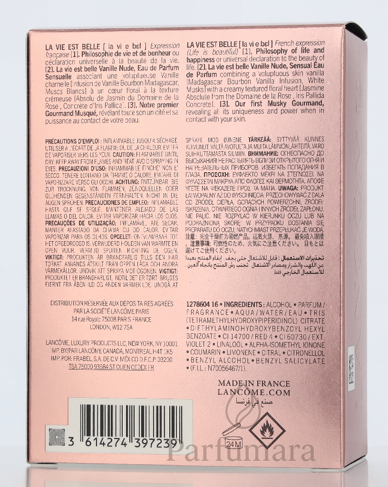 Lancome La Vie Est Belle Vanille Nude Eau de Parfum 30 ml