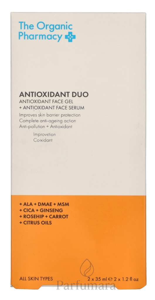 The Organic Pharmacy Antioxidant Face Gel And Face Serum Face Gel 35ml/Serum 35ml 70 ml