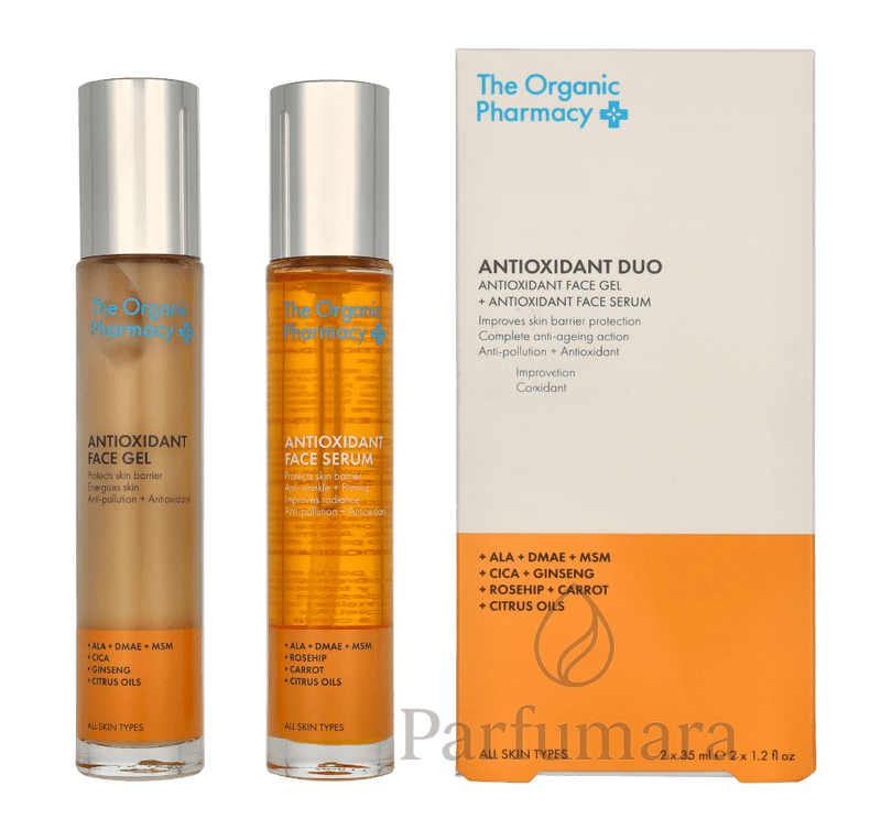 The Organic Pharmacy Antioxidant Face Gel And Face Serum Face Gel 35ml/Serum 35ml 70 ml