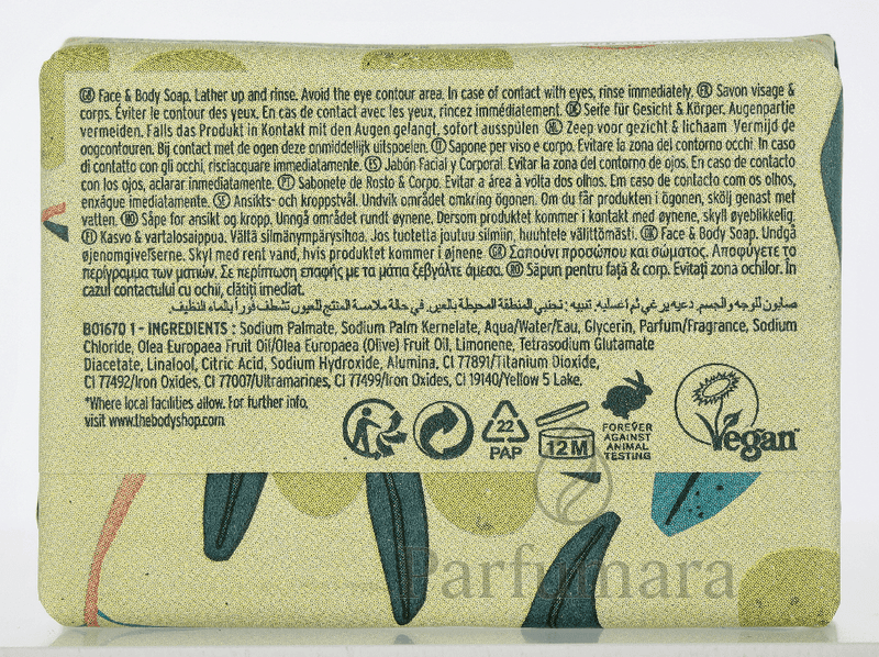 The Body Shop Olive Cleansing Face & Body Bar 100 g