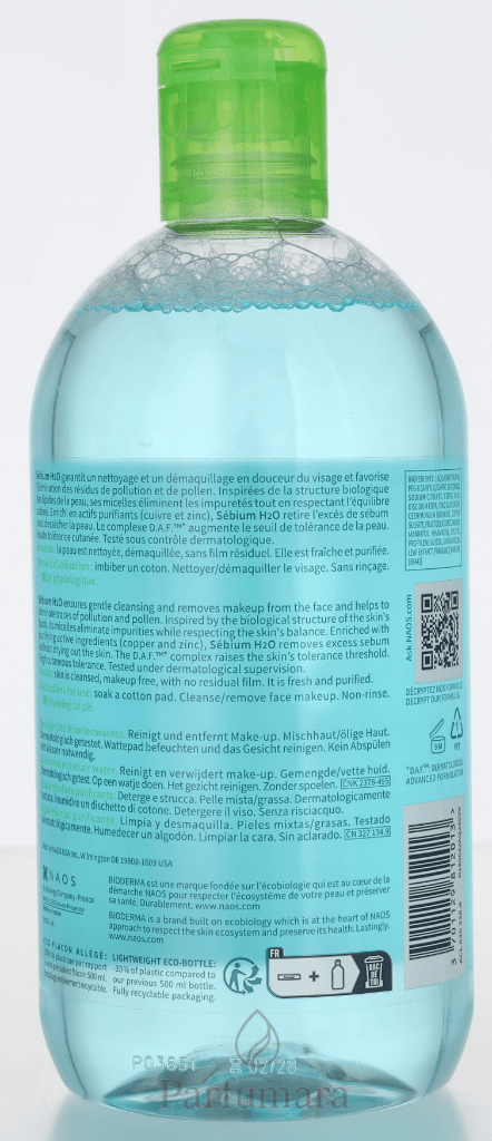 Bioderma Sebium H2O Micellar Water 500 ml