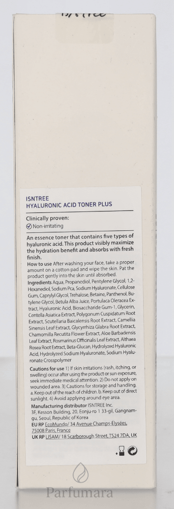 Isntree Hyaluronic Acid Toner Plus 200 ml