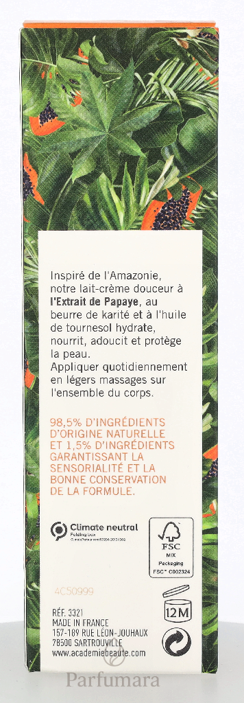 Academie Jungle Tropicale Body Cream Milk Exotic Spring 100 ml