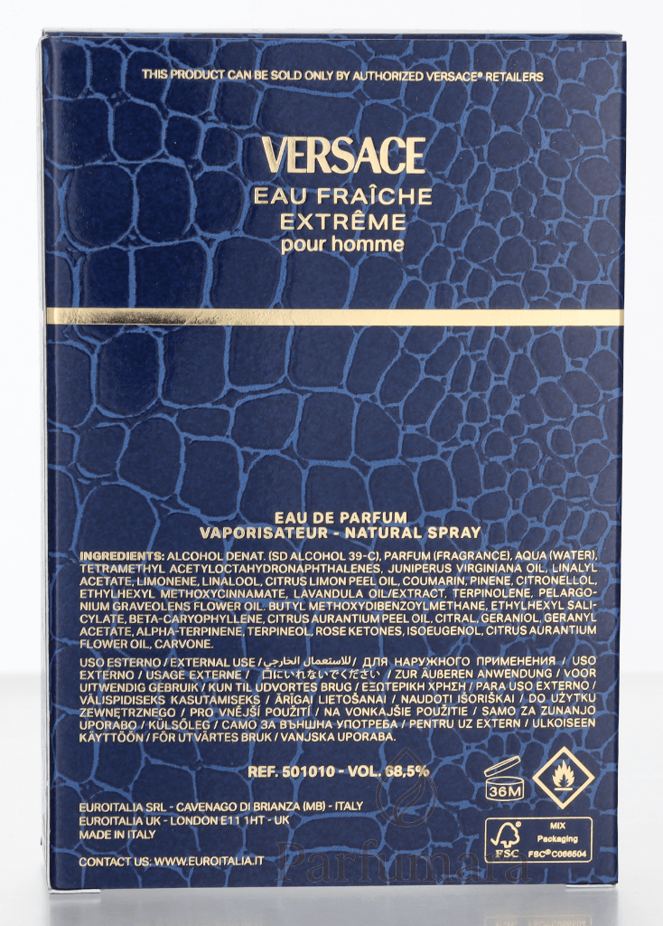 Versace Eau Fraiche Extreme Eau de Parfum 100 ml