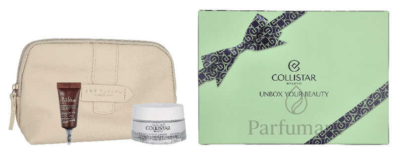 Collistar Attivi Puri Collagen Set Collagen Balm Cream 50 ml/Mini Pure Active Eye Contour 5 ml/Pouch 55 ml