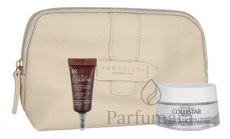 Collistar Attivi Puri Collagen Set Collagen Balm Cream 50 ml/Mini Pure Active Eye Contour 5 ml/Pouch 55 ml