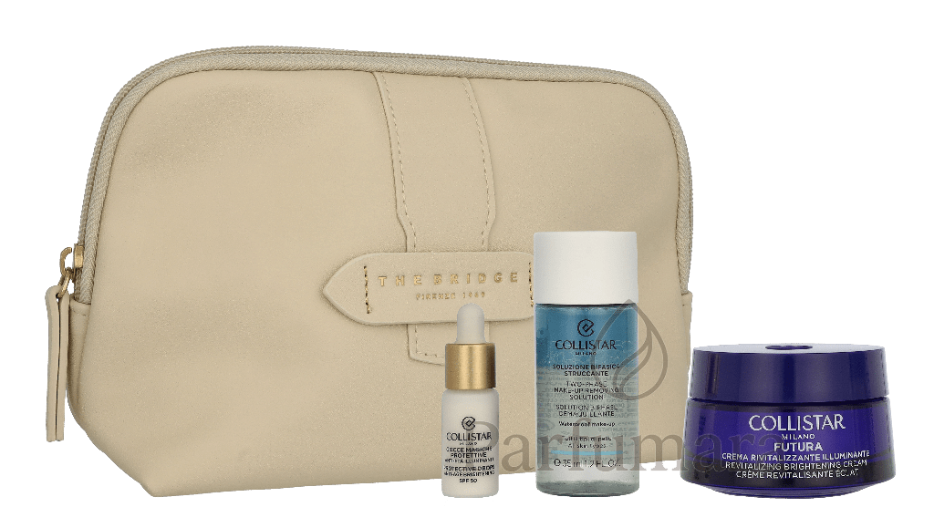 Collistar Futura Set Futura Day Cream 50 ml / Mini Bifase Cleanser 35 ml / Mini Protective Drops 5 ml / Pouch 90 ml