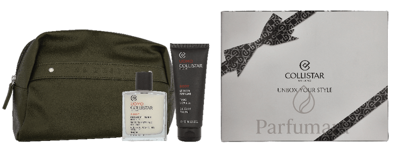 Collistar Uomo Set Aftershave Sensitive Skin 100 ml / Mini Toning Shower Gel 100 ml / Pouch 200 ml