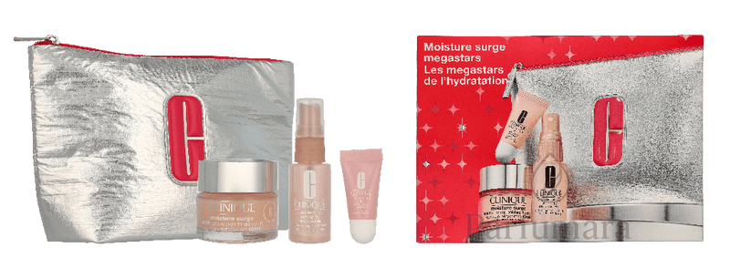 Clinique Moisture Surge Value Set Moisture Surge 100 - Hour Auto - Replenishing Hydrator 50ml/Moisture Surge Face Spray 30ml/Moisture Surge Lip Hydro - Plump Treatment 7ml 87 ml