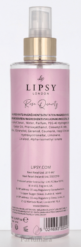 Lipsy Rose Quartz Body Mist 250 ml