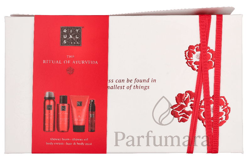 Rituals Ayurveda Small Geschenkset Shower Oil 75ml/Foaming Shower Gel 50ml/Hair & Body Mist 20ml/Body Cream 70ml 215 ml