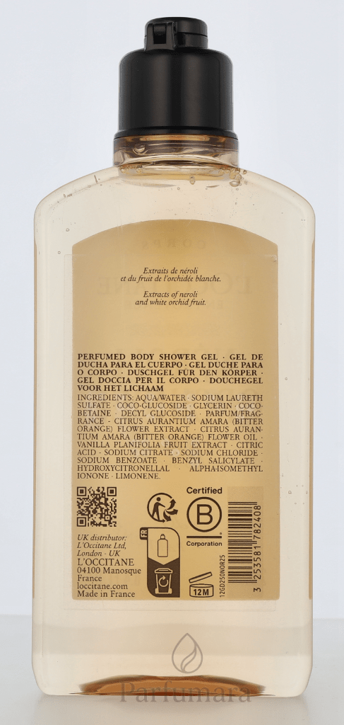 L'Occitane Neroli & Orchidee Shower Gel 250 ml