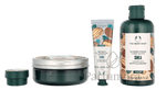 The Body Shop G4 Medium Shea Giftset Shower Cream 250ml/ Body Butter 200ml/Hand Balm 30ml/Body Mist 100ml/Large Bath Lily 580 ml