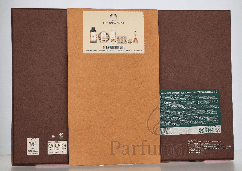 The Body Shop G4 Large Shea Giftset Body Butter 200ml/Body Lotion 250ml/Shower Cream 250ml/Hand Cream 30ml 730 ml