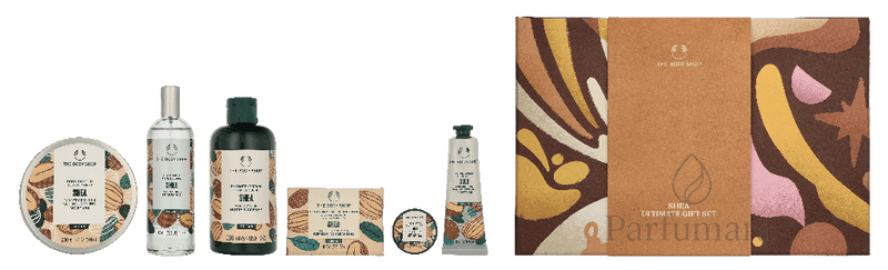 The Body Shop G4 Large Shea Giftset Body Butter 200ml/Body Lotion 250ml/Shower Cream 250ml/Hand Cream 30ml 730 ml