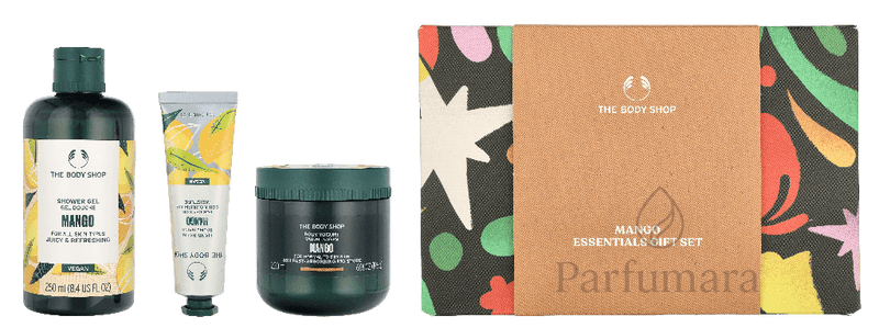 The Body Shop G3 Small Mango Giftset Hand Cream 30ml/Body Butter 50ml/Shower Cream 60ml 140 ml