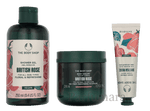 The Body Shop G3 Small British Rose Giftset Hand Cream 30ml/Body Butter 50ml/Shower Cream 60ml 140 ml