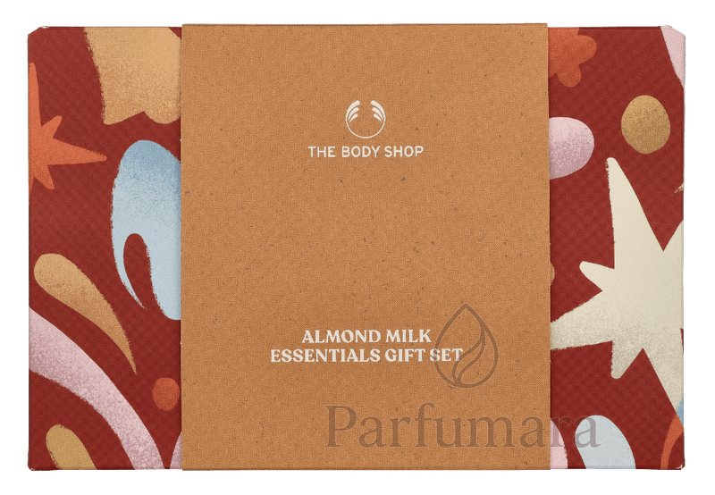 The Body Shop G3 Small Almond Milk Giftset Hand Cream 30ml/Body Butter 50ml/Shower Cream 60ml 140 ml