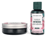 The Body Shop G1 Intro British Rose Giftset Shower Gel 60ml/Body Butter 50ml/Hand Cream 30ml 140 ml