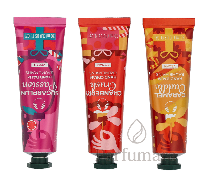 The Body Shop G2 Protect & Soften Hand Balm Trio Set Almond Milk Hand Balm 30ml/ Avocado Hand Balm 30ml/ Shea Hand Balm 30ml 90 ml