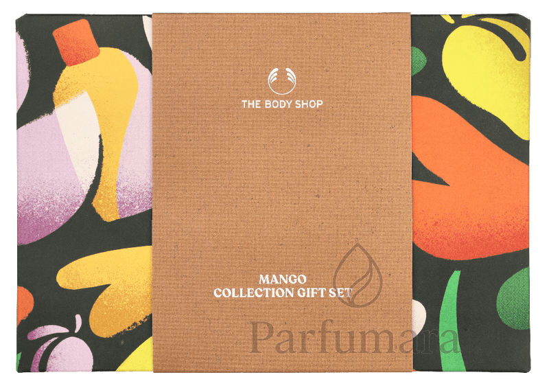 The Body Shop G4 Medium Mango Giftset Mango Shower Gel 250ml/Mango Body Butter 200ml/Mango Body Scrub 50ml/Mango Hand Balm 30ml/Mango Lip Butter 10ml 540 ml