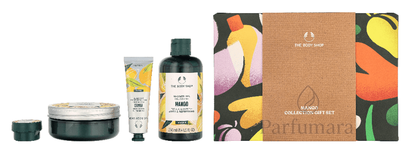 The Body Shop G4 Medium Mango Giftset Mango Shower Gel 250ml/Mango Body Butter 200ml/Mango Body Scrub 50ml/Mango Hand Balm 30ml/Mango Lip Butter 10ml 540 ml