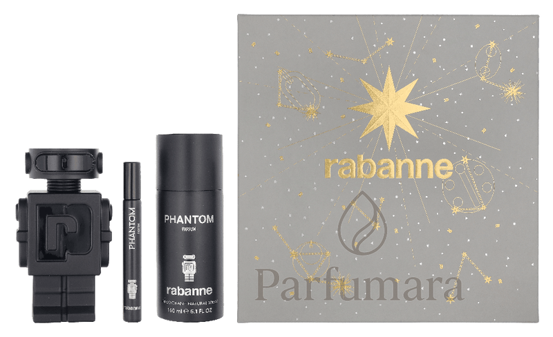 Paco Rabanne Phantom Geschenkset Parfum Spray 100ml/Deo Spray 150ml/Parfum Spray 10ml 160 ml