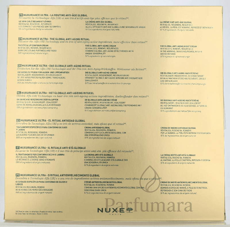 Nuxe Nuxuriance Ultra Set Cream 50ml/ Eye 15ml/Night Cream 15ml 80 ml