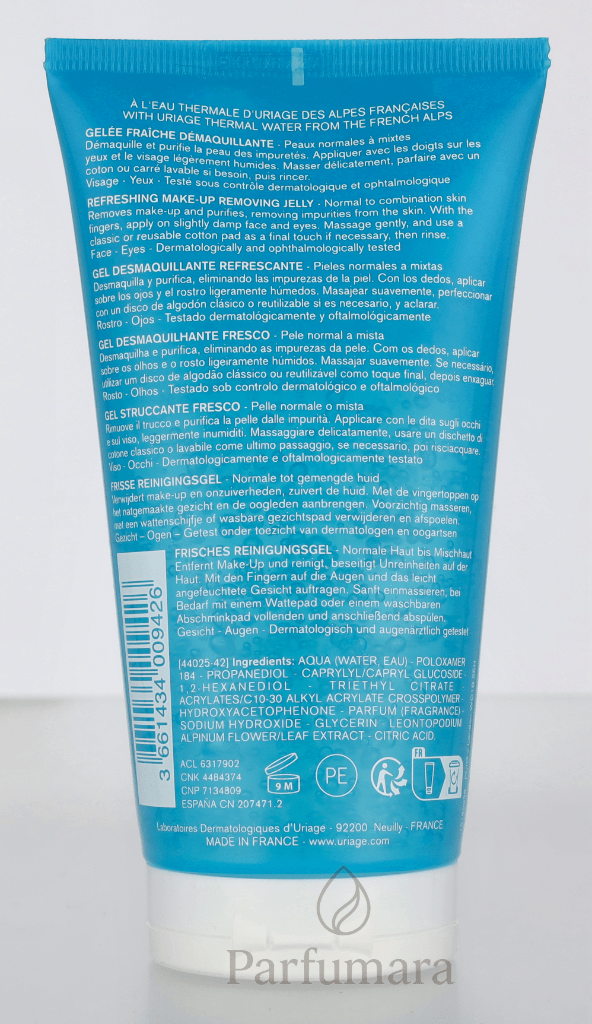 Uriage Refreshing Make - Up Removing Jelly 150 ml
