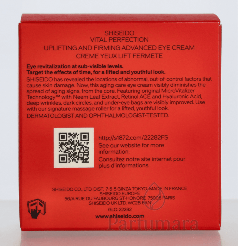 Shiseido Vital Perfection Uplifting And Firming Advanced Eye Cream 15 ml
