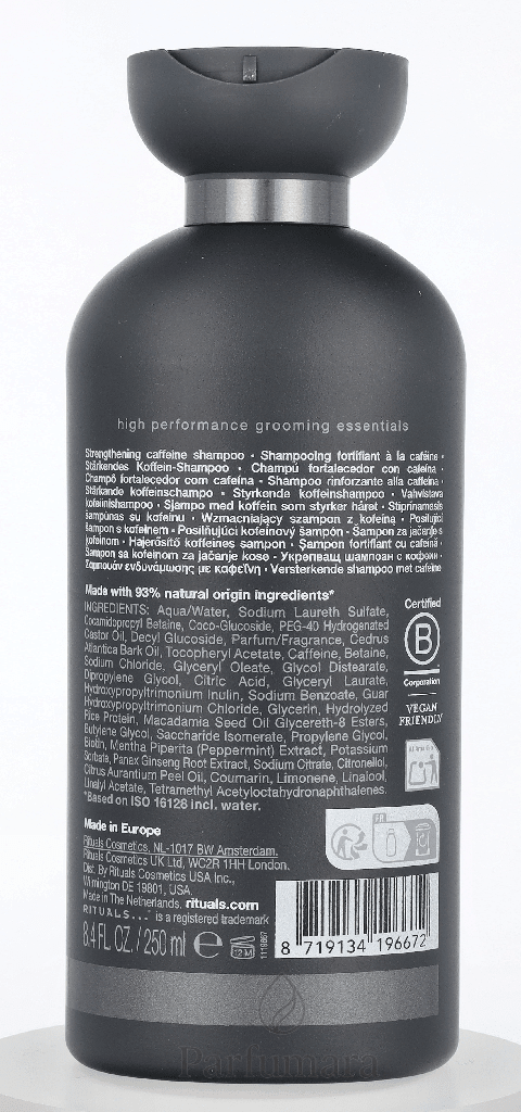 Rituals Homme Strengthening Caffeine Shampoo 250 ml