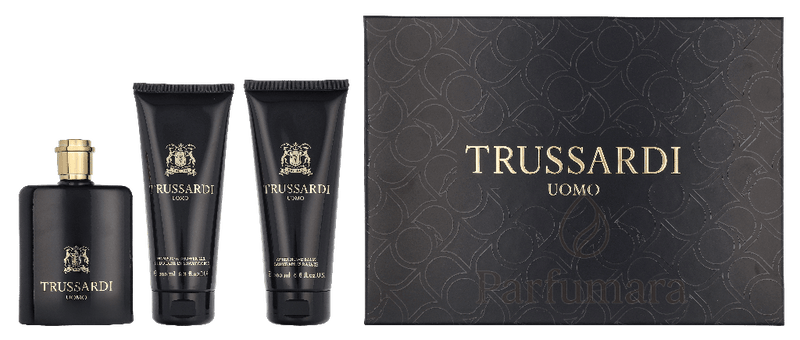 Trussardi Uomo Geschenkset Eau de Parfum 100ml/Shampooo & Shower Gel 200ml/After Shave Balm 200ml 500 ml
