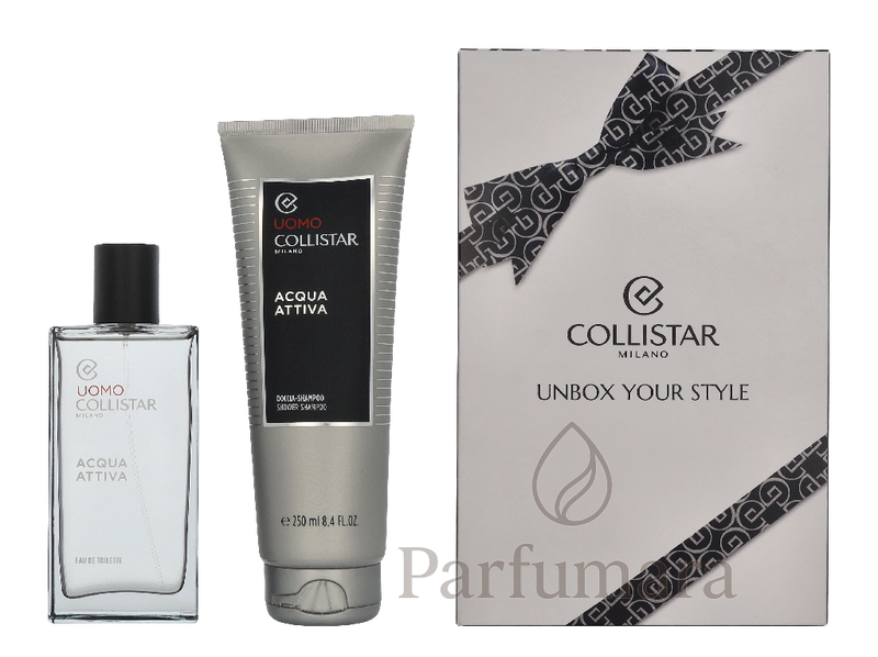 Collistar Uomo Acqua Attiva Geschenkset Acqua Attiva Eau de Toilette 100 ml / Acqua Attiva Shampoo 250 ml 350 ml