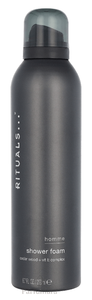 Rituals Homme Shower Foam Cedar Wood + Vit E Complex 200 ml