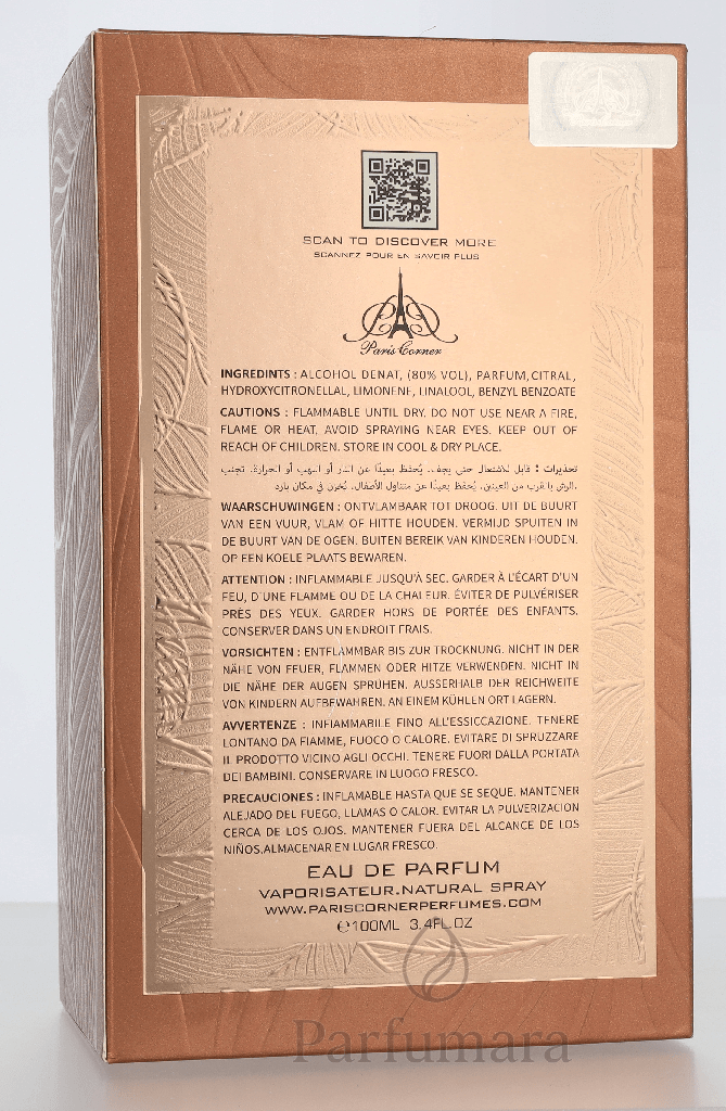 Paris Corner Qissa Delicious Eau de Parfum 100 ml