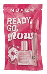 Nuxe Ready, Go, Glow Pink Set Lip Volume Serum 8ml/Dry Oil 10ml/Scrunchie 18 ml