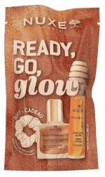 Nuxe Ready, Go, Glow Honey Set Lip Treatment 10ml/Dry Oil 10ml/Scrunchie 20 ml