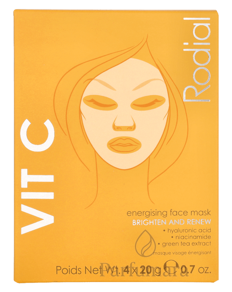 Rodial Vit C Energising Face Mask 4x20gr 80 g