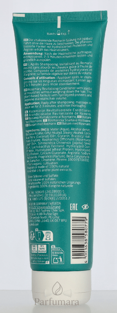 Weleda Rosemary Revitalising Conditioner 150 ml