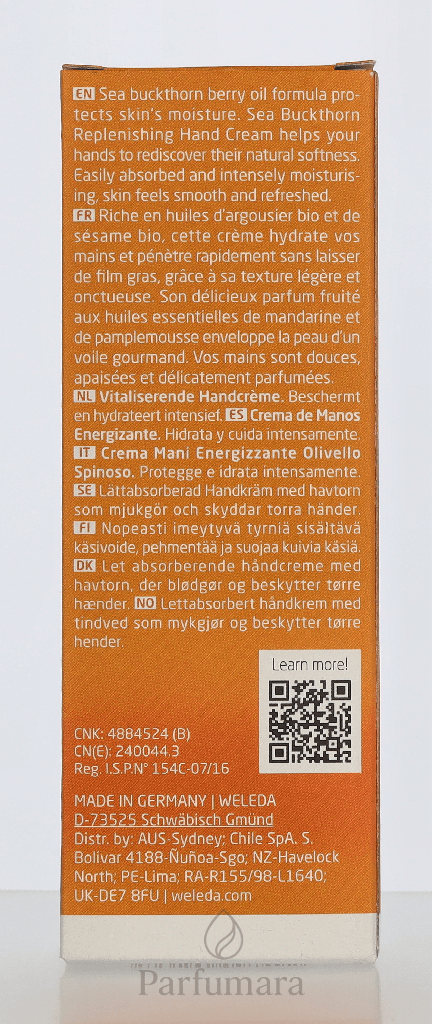 Weleda Sea Buckthorn Hand Cream 50 ml