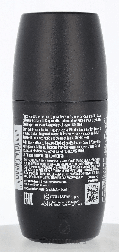 Collistar Uomo Body Deo Roll On 48HRS 75 ml