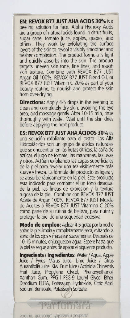 Revox B77 Just Aha Acids 30% 30 ml