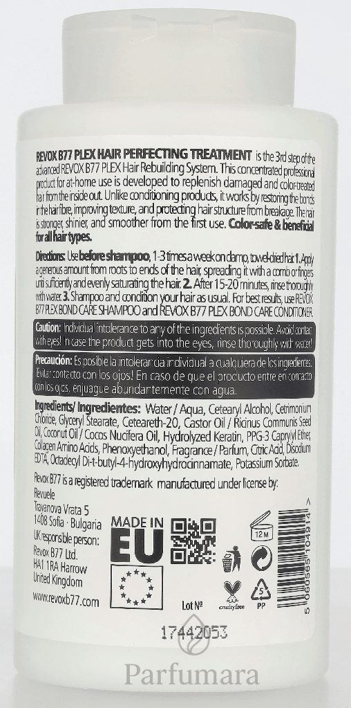 Revox B77 Plex Hair Perfecting Treatment 260 ml