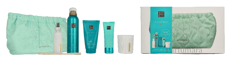 Rituals Karma Geschenkset Scented Candle 140gr/Body Cream 150ml/Foaming Shower Gel 200ml/Hand Lotion 70ml/Mini Fragrance Sticks 70ml 630 ml