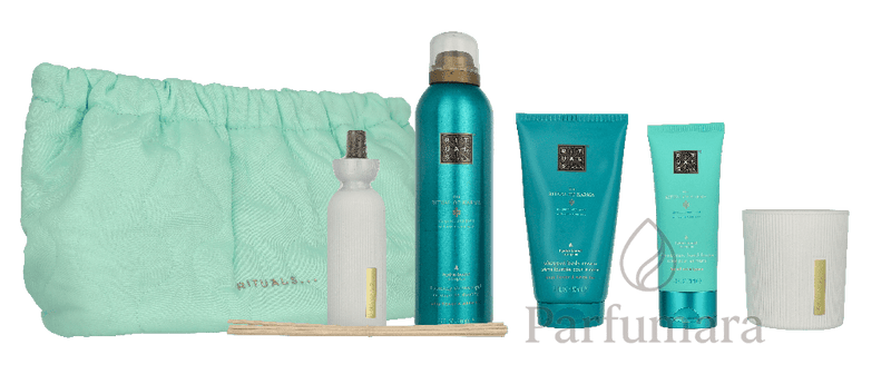 Rituals Karma Geschenkset Scented Candle 140gr/Body Cream 150ml/Foaming Shower Gel 200ml/Hand Lotion 70ml/Mini Fragrance Sticks 70ml 630 ml