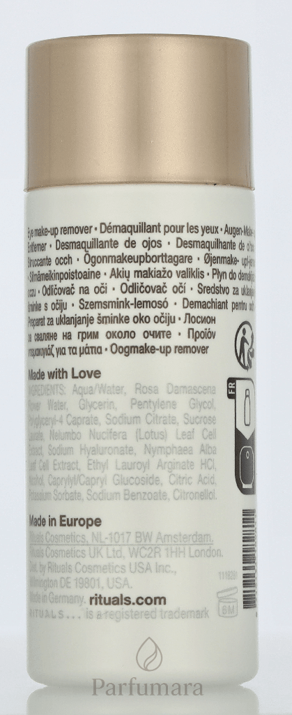 Rituals Namaste Purify Eye Make - Up Remover Rose Water & Lotus Petals 30 ml