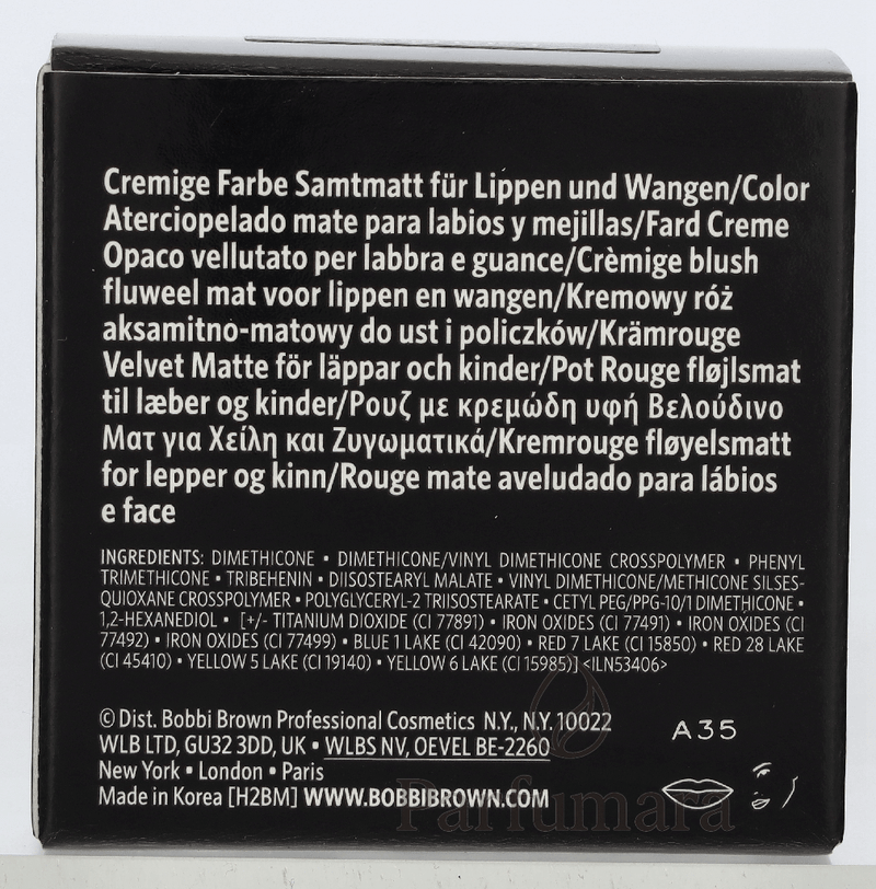 Bobbi Brown Pot Rouge Velvet Matte Creme Blush Petal Pink 8,5 g