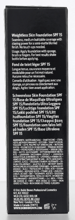 Bobbi Brown Weigthless Skin Foundation SPF15 N012 Porcelain 30 ml